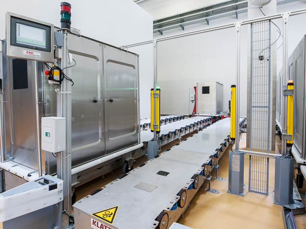 HÖRMANN Gruppe Klatt Fördertechnik – Containerförderanlagen