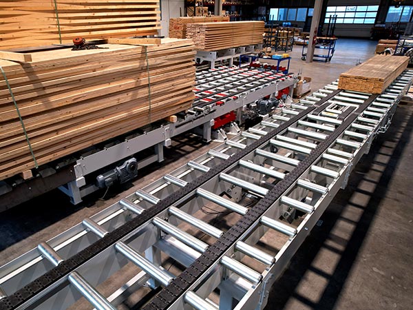 HÖRMANN Klatt Conveyors – Holzpaketförderanlagen