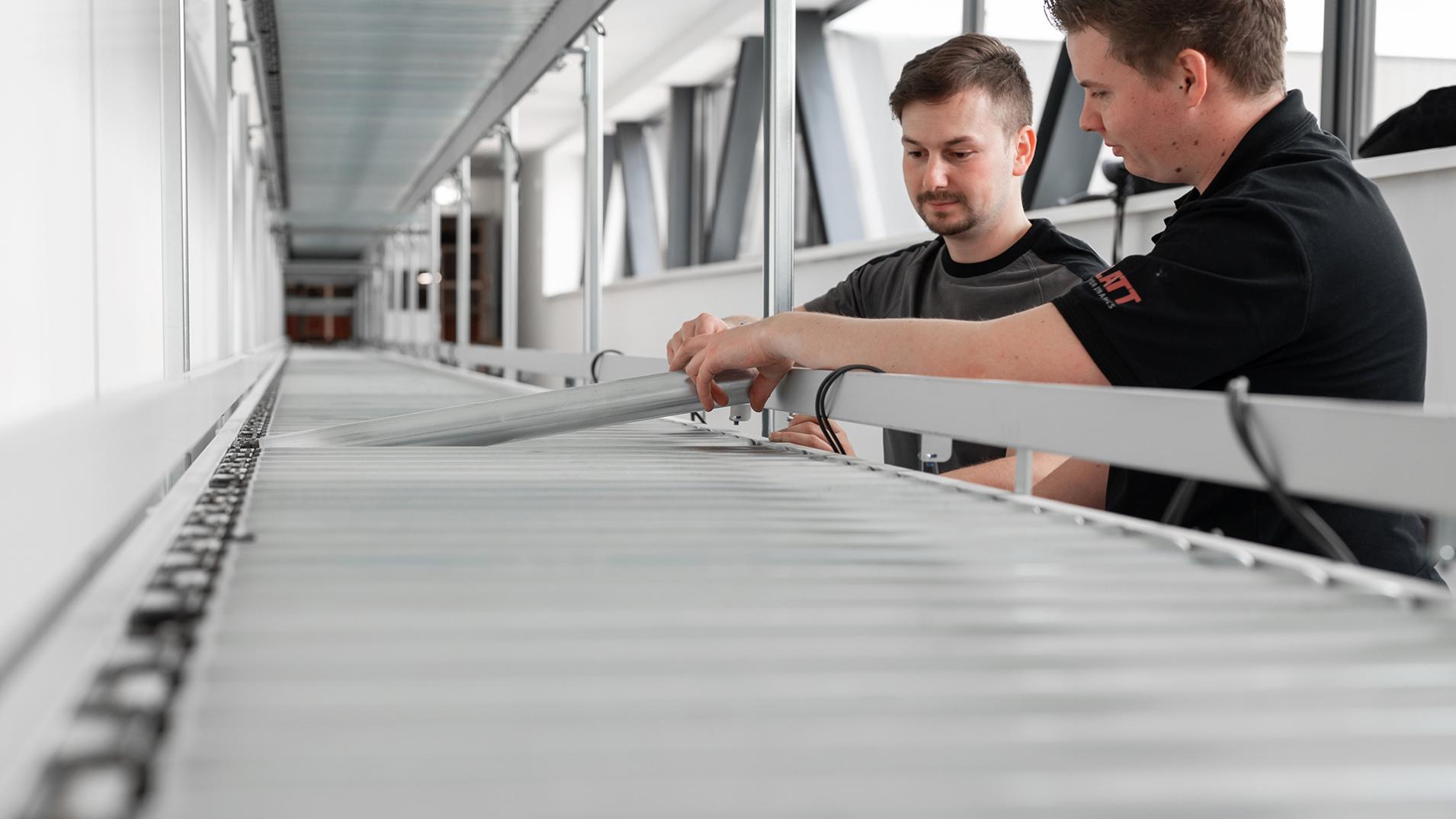 HÖRMANN Klatt Conveyors – Montage und Inbetriebnahme