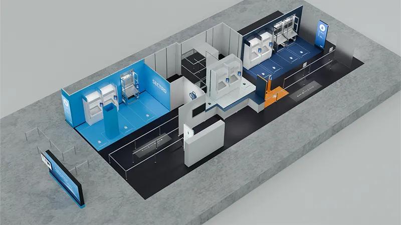 Die Sectro Self-Service-Sicherheitskontrolle