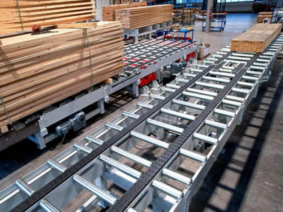 HÖRMANN Gruppe Klatt Fördertechnik – Holzpaketförderanlagen