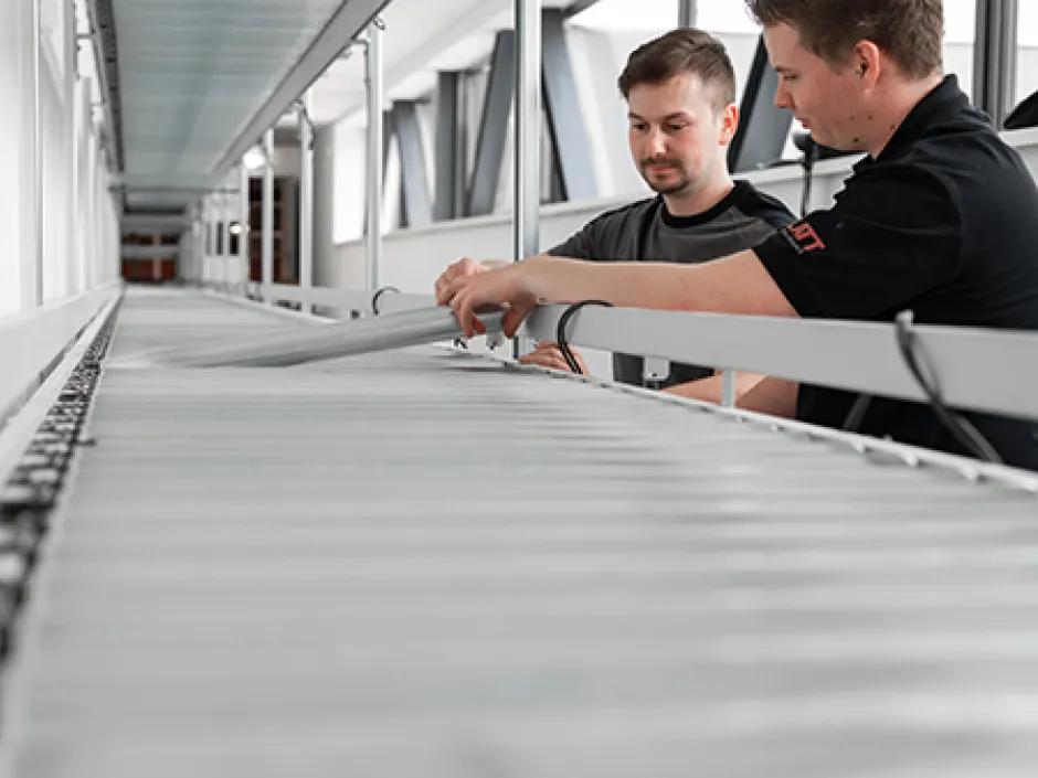 HÖRMANN Klatt Conveyors – Montage und Inbetriebnahme