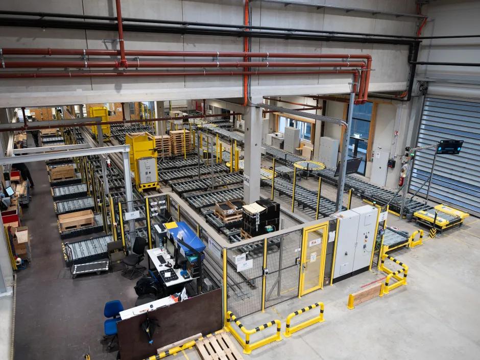 Platzprobleme Fördertechnik